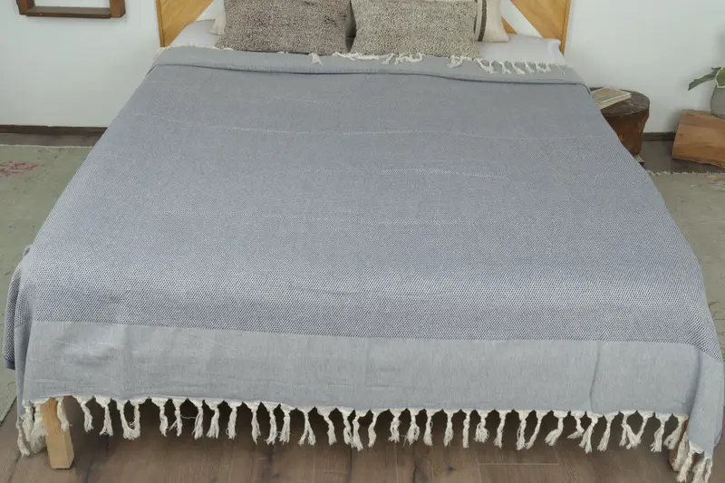 Boho Throw Blankets, Turkish Blanket, 96x80 Cotton Geometric Towel, Bridesmaid Proposal Gift, Bachelorette Large Towel, Bachelorette Gifts - 8