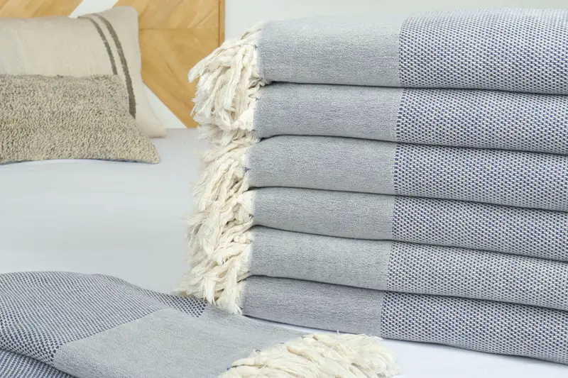 Boho Throw Blankets, Turkish Blanket, 96x80 Cotton Geometric Towel, Bridesmaid Proposal Gift, Bachelorette Large Towel, Bachelorette Gifts - 3