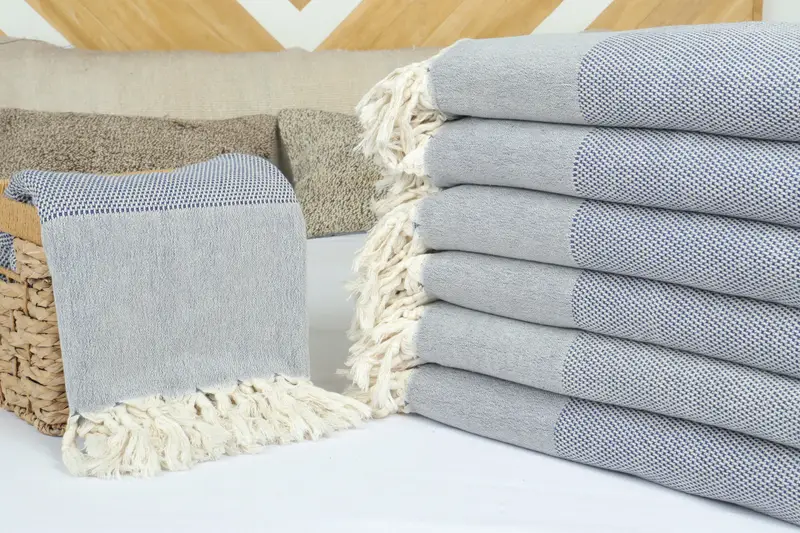 Boho Throw Blankets, Turkish Blanket, 96x80 Cotton Geometric Towel, Bridesmaid Proposal Gift, Bachelorette Large Towel, Bachelorette Gifts - 4