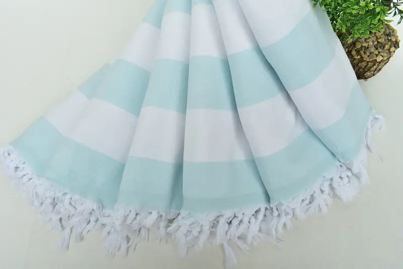 Personalized Beach Towel, Boyfriend Christmas Gift, Bachelorette Party Decorations, Bridal Shower Favors, 64x36 Cotton Striped Terry Towel - 4