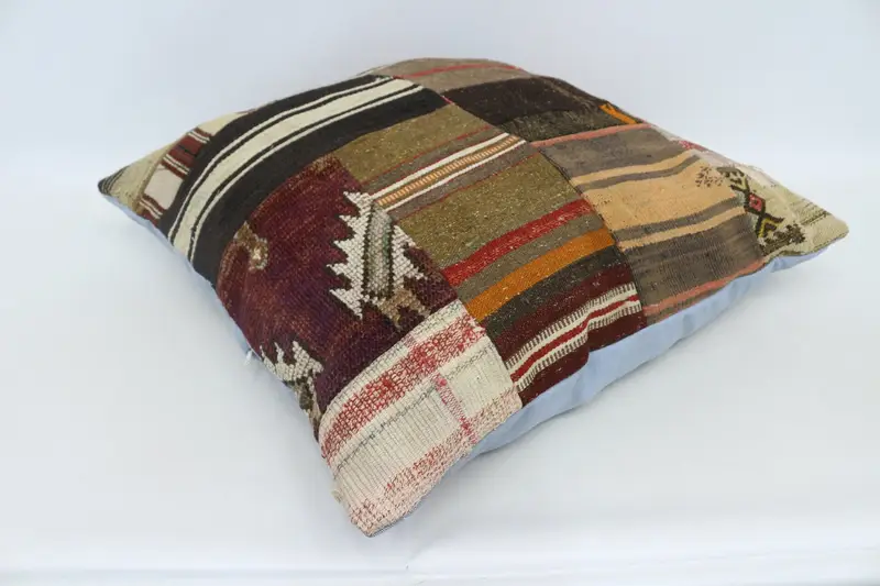 28x28 Brown Cushion, Interior Designer Pillow, Authentic Cushion Cover, Boho Pillow Sham Cover, Pillow Cover, Toss Pillow Case, Gift Pillow - 6