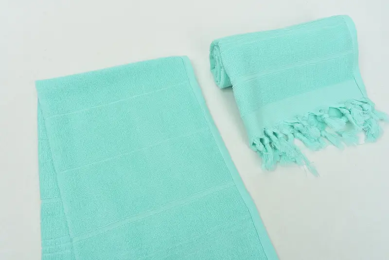 Gift For Best Friend, 40x18 Cotton Striped Terry Towel, Summer Gift, Turkish Towel Hand Towel, Turkish Hand Towel, Monogram Kitchen Towel, Spa Towel - 7