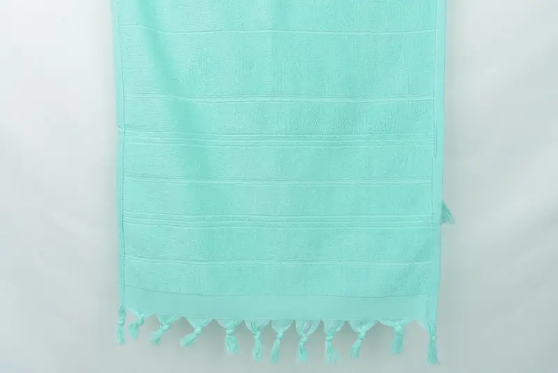 Gift For Best Friend, 40x18 Cotton Striped Terry Towel, Summer Gift, Turkish Towel Hand Towel, Turkish Hand Towel, Monogram Kitchen Towel, Spa Towel - 8