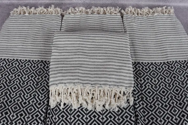 Wedding Favors, 76x38 Cotton Diamond Towel, Turkish bath towel for spa, Beach Towel Gift, Home Decor Towel, Turkish towel, Custom Name Towel - 4