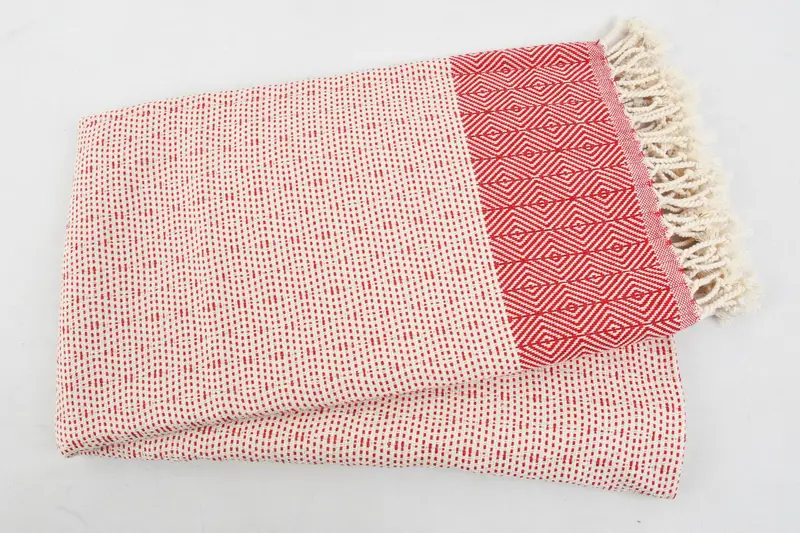 Embroidered Beach Towel, Beach Towel Gift, Bridal Shower Favors, Luxury Turkish Bath Towel, Bathroom Towel, Luxury towel, 70x40 Cotton Diamond Towel - 7