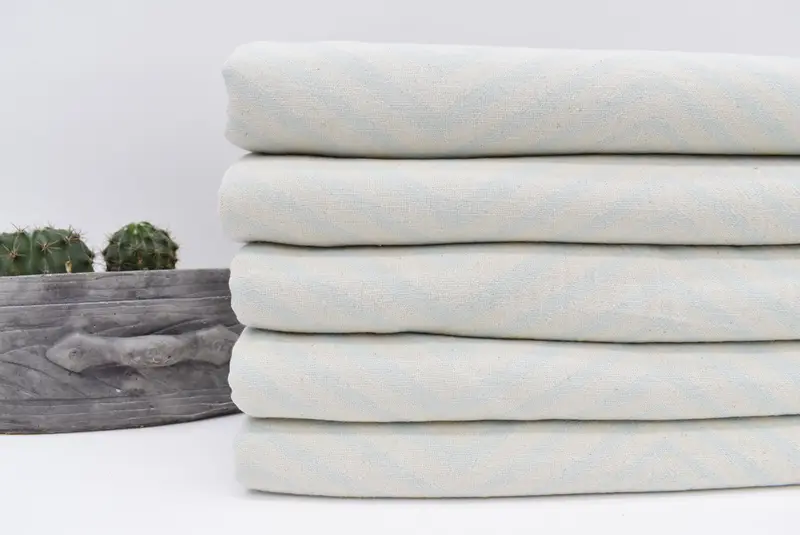 Personalized Bridesmaid Gift, Holiday Towel, Quick-dry peshtemal, Hammam towel, Baby Boy Gift, Summer Gift Ideas, 70x40 Cotton Zigzag Design Towel - 2