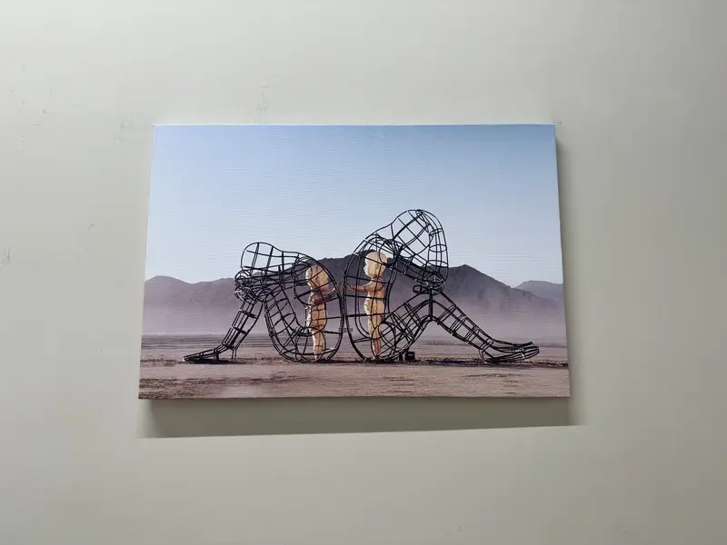 Trendige Paar-Leinwand: Elegantes Valentinstagsgeschenk für das innere Kind