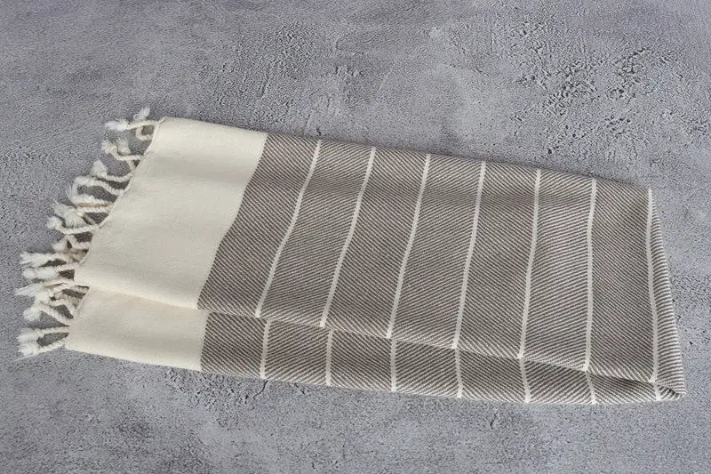 Kitchen Towel, Wedding Favors, Bachelorette Party Items, Monogram Hand Towel, 36x16 Cotton Striped Towel, Maid Of Honor Gift, Handmade Gift - 6