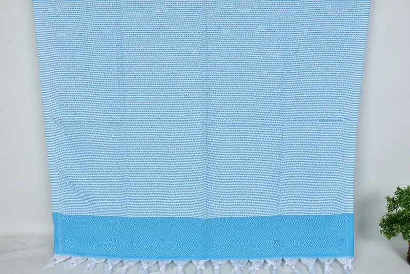 Best Friend Gift, Birthday Gift, Peshtemal Towel, Organic Cotton Towel, Kids Beach Towel, 70x40 Cotton Diamond Towel, Monogram Beach Towel - 7