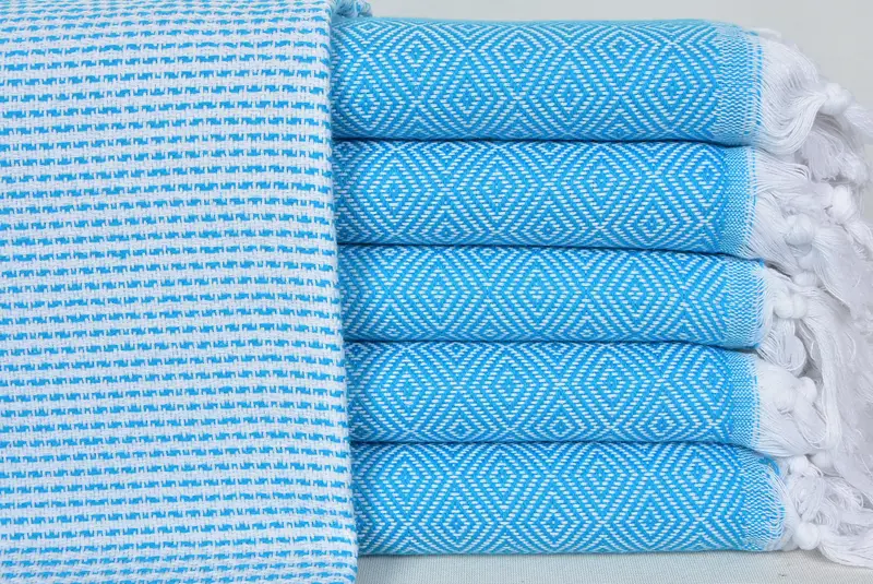 Best Friend Gift, Birthday Gift, Peshtemal Towel, Organic Cotton Towel, Kids Beach Towel, 70x40 Cotton Diamond Towel, Monogram Beach Towel - 1