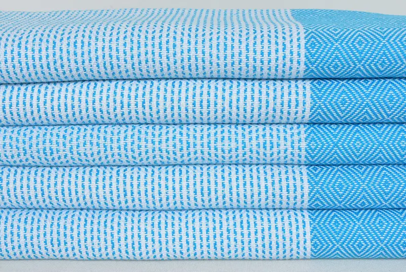 Best Friend Gift, Birthday Gift, Peshtemal Towel, Organic Cotton Towel, Kids Beach Towel, 70x40 Cotton Diamond Towel, Monogram Beach Towel - 2