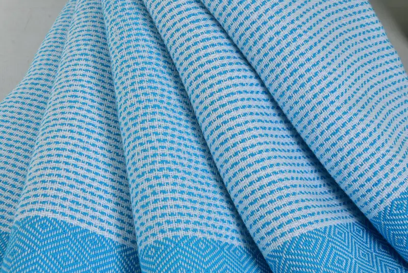 Best Friend Gift, Birthday Gift, Peshtemal Towel, Organic Cotton Towel, Kids Beach Towel, 70x40 Cotton Diamond Towel, Monogram Beach Towel - 5
