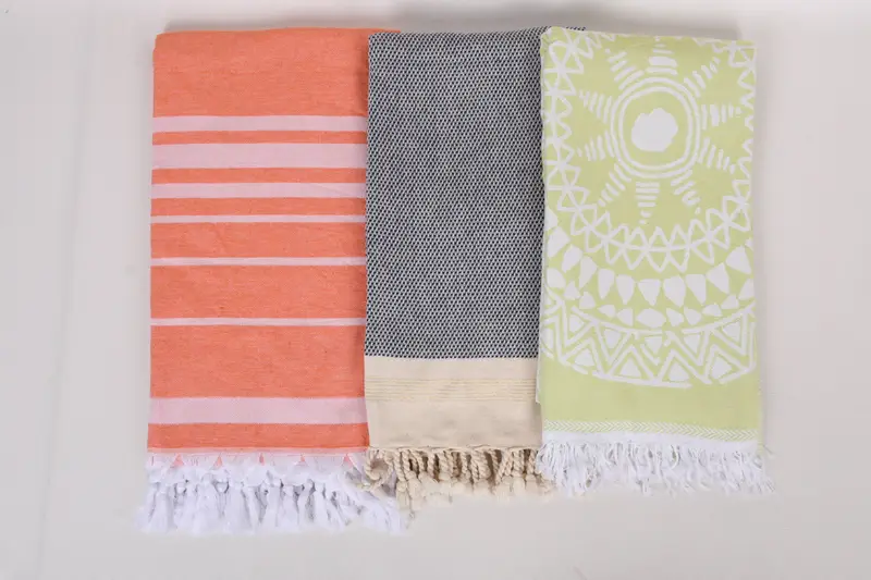 Custom Wedding Gift, Thin towel, Merry Christmas Gifts, Sand-resistant Turkish towel for travel, 70x40 Cotton Set of 8 Towel, Quick-dry peshtemal - 7