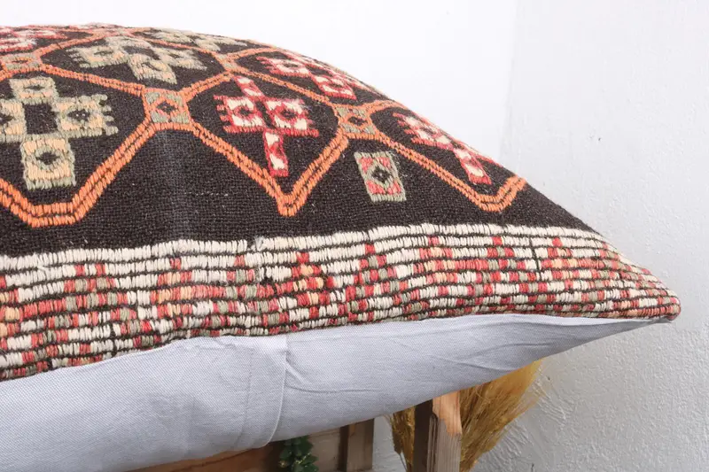 32x32 Brown Pillow Cover, Chair Cushion Cover, Pillow for Couch, Handmade Cushion Cover, Cushion Cover, Gift Pillow, Interior Designer Pillow - 6