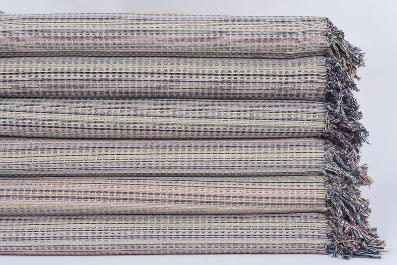 70x40 Cotton Geometric Towel, Beach towel, Bachelorette Favor, Organic towel, Eco-friendly Turkish towel for home and travel, Bridal Shower Gift - 3