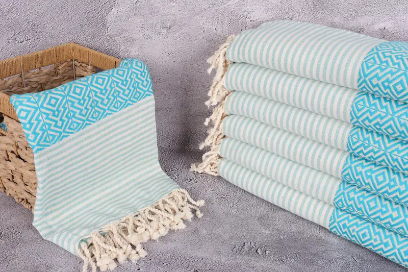 Soft towel, Valentines Gift, Girl Trip Party Favor, 76x38 Cotton Diamond Towel, Bachelorette Party Gift, Turkish Towel Set, Turkish Towel Beach - 3