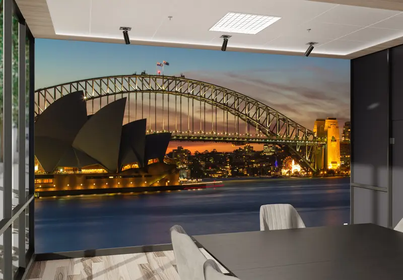 Paper Wall Art ,Royal Botanic Garden,Australia Landcape Wall Mural,Modern Wall Paper,3d Wall Paper,Cityscape Wallpaper, - 6