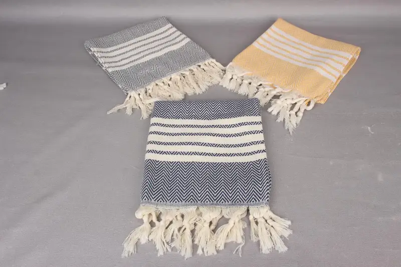 Monogram Hand Towel, Turkish Tea Towel, Bachelorette Party Favors, Best Friend Gift, 40x20 Cotton Striped Towel, Towel With Name, Custom Hand Towel - 4