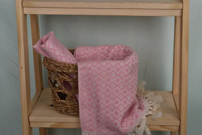 Monogram Hand Towel, Decorative Towel, 38x20 Cotton Diamond Towel, Spa Towel, Turkish Tea Towel, Monogrammed Hand Towel, Valentines Day Gift For Him - 4
