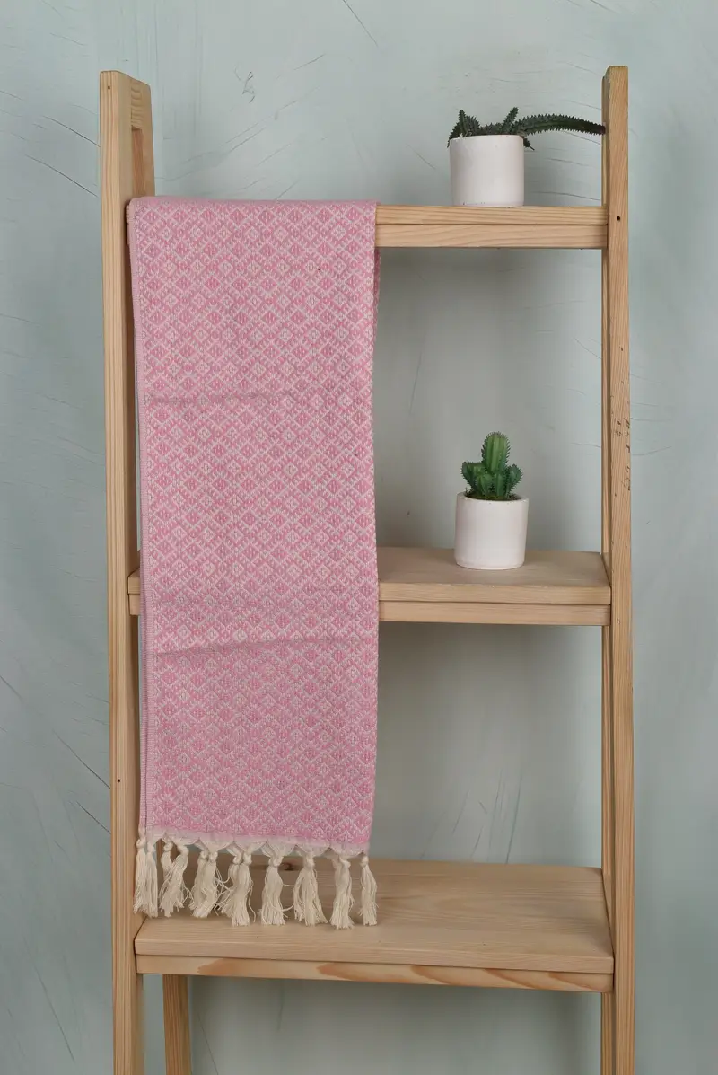 Monogram Hand Towel, Decorative Towel, 38x20 Cotton Diamond Towel, Spa Towel, Turkish Tea Towel, Monogrammed Hand Towel, Valentines Day Gift For Him - 8