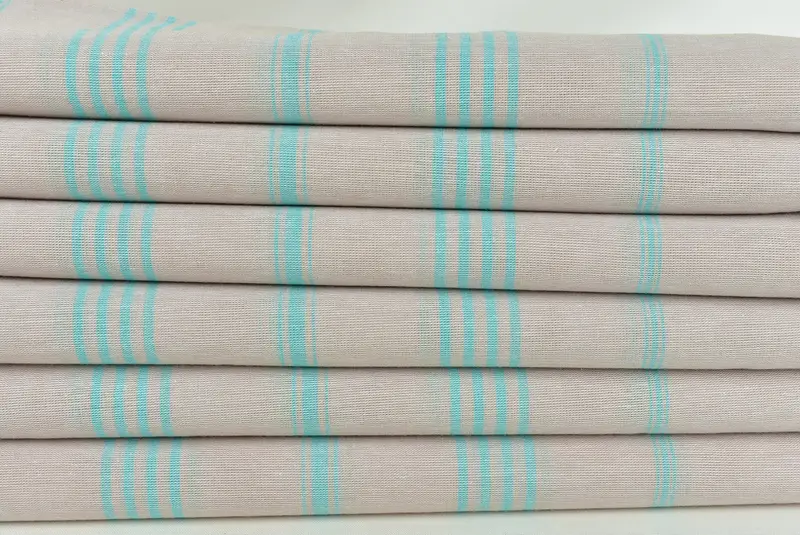 70x40 Cotton Striped Towel, Bridesmaid Gift Towel, Christmas Favors, Beach Bachelorette Party Decorations, Gifts For Him, Bridal Shower Favors - 2