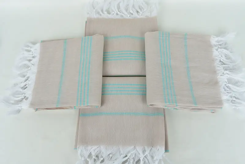 70x40 Cotton Striped Towel, Bridesmaid Gift Towel, Christmas Favors, Beach Bachelorette Party Decorations, Gifts For Him, Bridal Shower Favors - 6