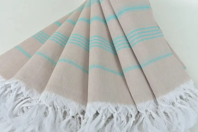 70x40 Cotton Striped Towel, Bridesmaid Gift Towel, Christmas Favors, Beach Bachelorette Party Decorations, Gifts For Him, Bridal Shower Favors - 4