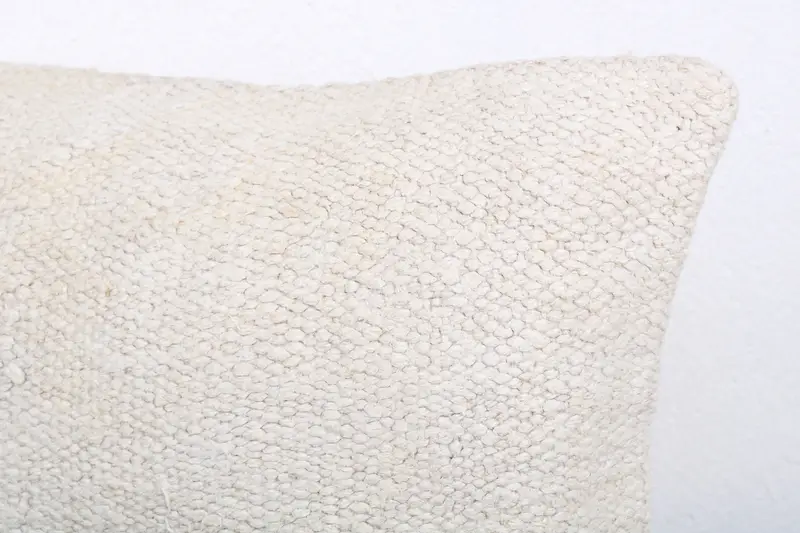 Muted Pillow, Pillow Sham, Kilim Pillow Cover, Boho Pillow, Hippie Throw Cushion Case, Yoga Pillow Case, 12x20 White Pillow Cover, Pillow for Sofa - 5