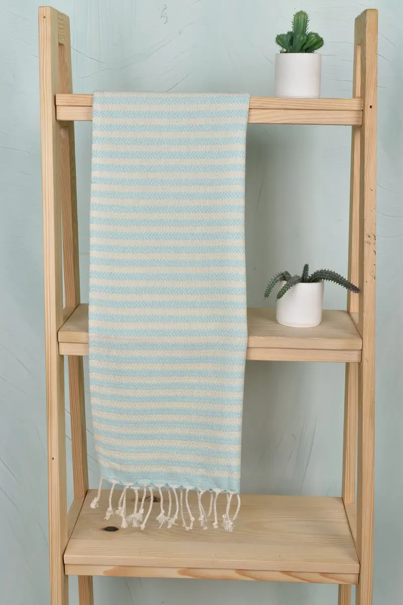 Personalized Dish Towel, Gift For Him, Housewarming Gift, Personalized Gift For Her, Monogram Hand Towel, 40x18 Cotton Chevron Towel, Kitchen Towel - 8
