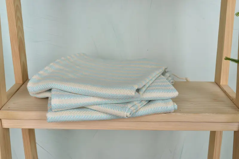 Personalized Dish Towel, Gift For Him, Housewarming Gift, Personalized Gift For Her, Monogram Hand Towel, 40x18 Cotton Chevron Towel, Kitchen Towel - 7