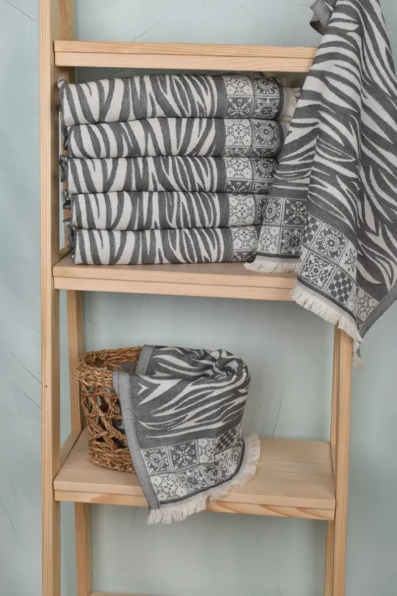 Turkish Towel Hand Towel, 28x20 Cotton Striped Towel, Home Decor Gifts, Wedding Day Gift For Bride, Xmas Gifts, Custom Hand Towel, Bathroom Towels - 3