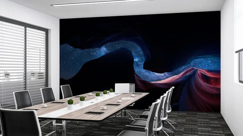 Wall Paper Peel and Stick, Stars Space Wall Print, Paper Wall Art, Starry Sky Wallpaper, , Bright Wall Paper, View Mural, - 7