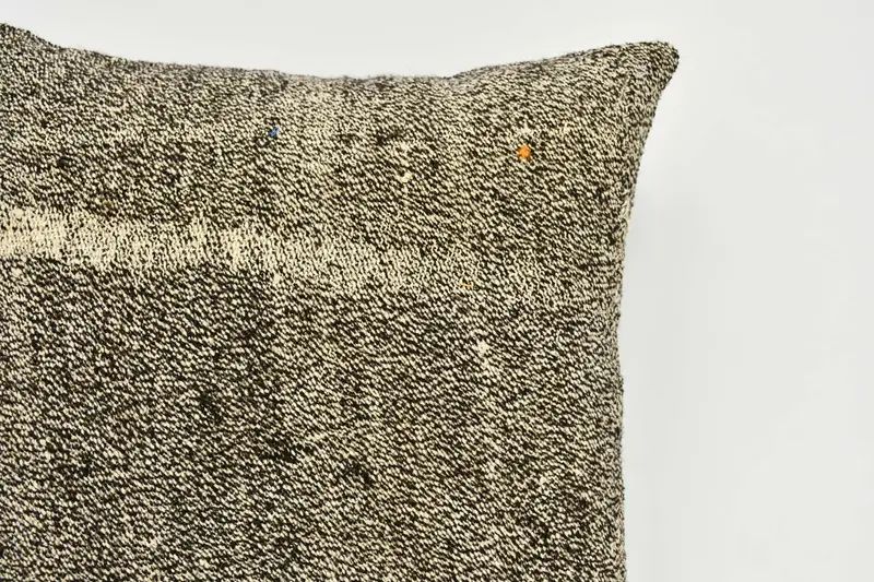Bench Pillow Case, Accent Throw Cushion, Pillow Cover, Pillow for Couch, 20x20 Brown Cushion Cover, Ethnical Kilim Rug Pillow, Pillow for Sofa - 2
