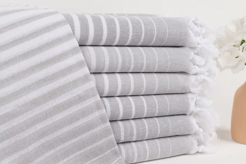 Wedding Favors, Personalized Gifts, 70x40 Cotton Striped Towel, Wedding Towel, Turkish bath towel, Bachelorette Party Favor, Turkish Bath Towel USA - 1