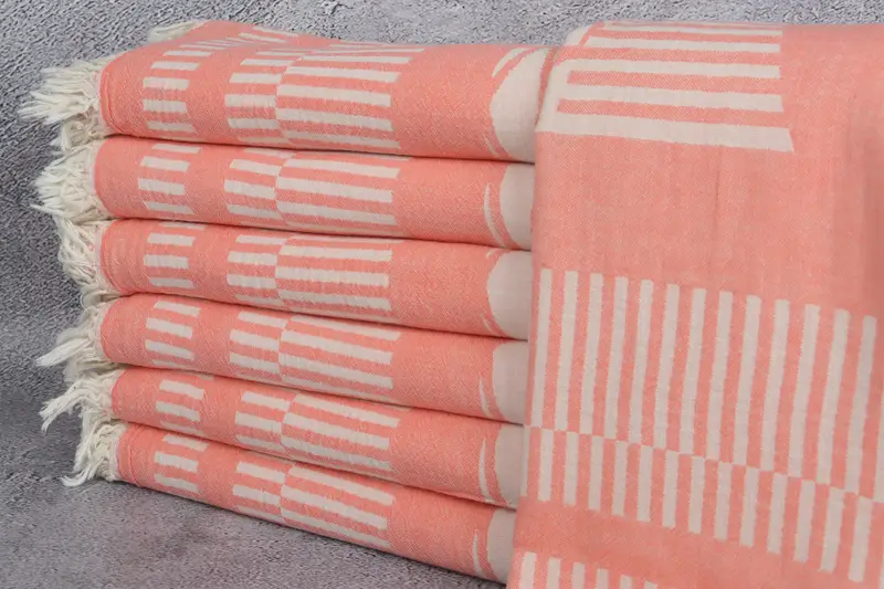 Bulk Order Towel, 70x38 Cotton Fish Design Towel, Bridesmaid Proposal Gift, Cotton towel, Best Friend Gift, Bridesmaid Gifts, Beach Towel Bulk - 2