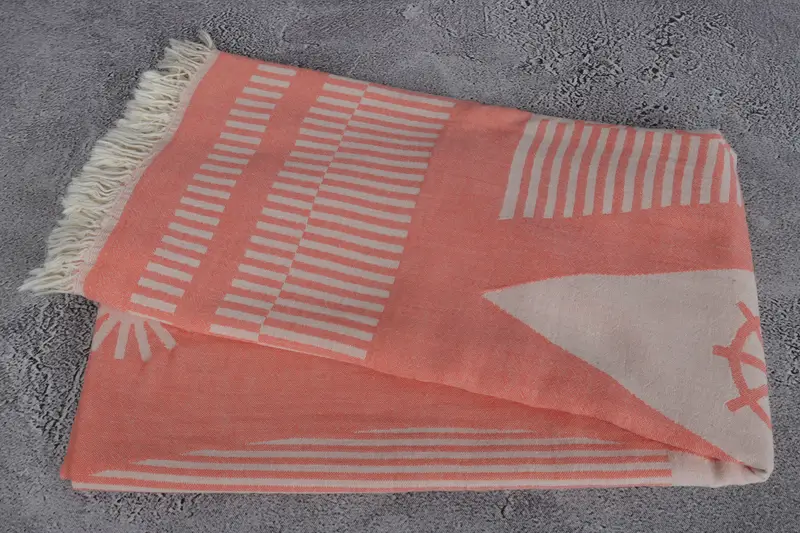 Bulk Order Towel, 70x38 Cotton Fish Design Towel, Bridesmaid Proposal Gift, Cotton towel, Best Friend Gift, Bridesmaid Gifts, Beach Towel Bulk - 7