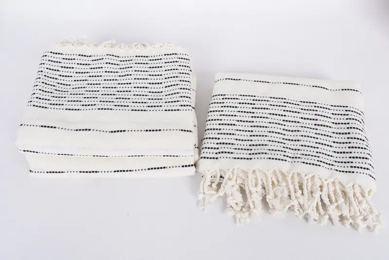 70x38 Cotton Striped Design Towel, Turkish beach towel, Holiday Towel, Turkish Towel Set, Gift For Him, Turkish Towel USA, Personalized Gift For Him - 7