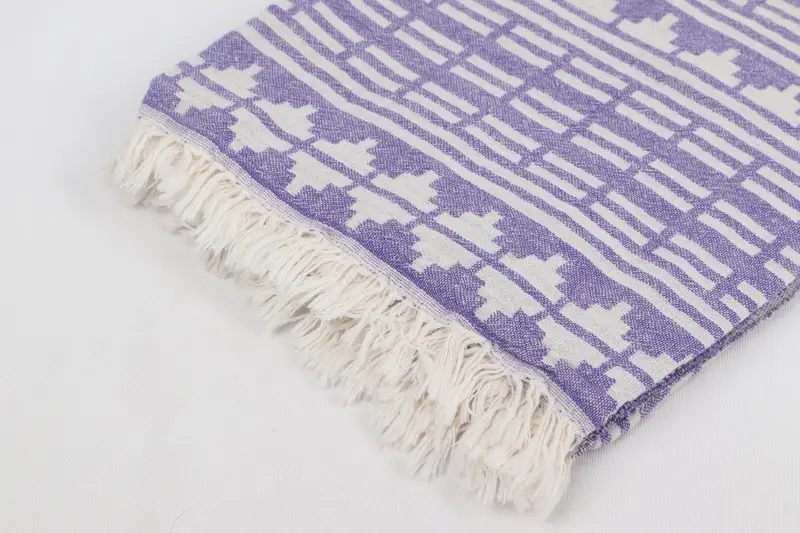 Bridal Gifts, Wedding Towel, 70x40 Cotton Kilim Design Towel, Beach Theme Bachelorette Party Gifts, Hammam towel, Bridesmaid Gifts, Beach towel - 8