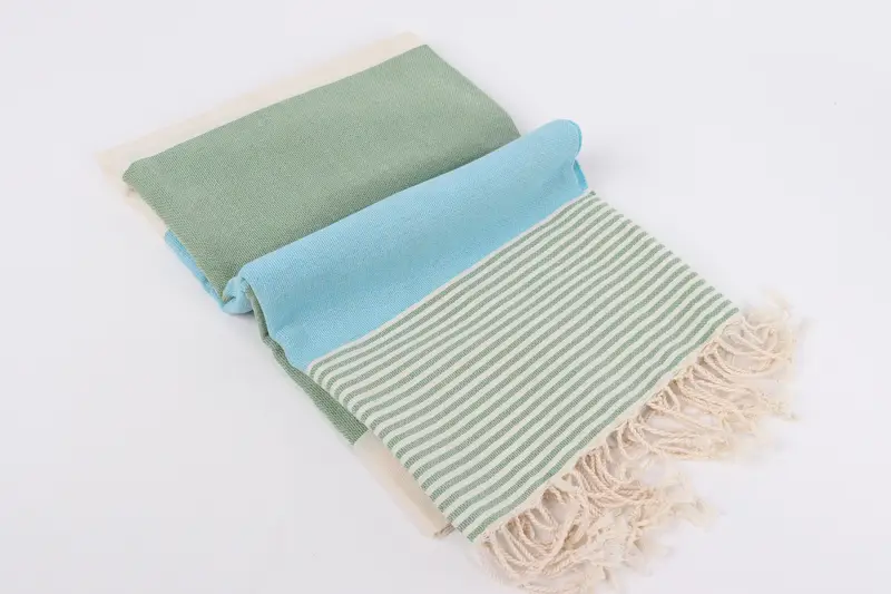 Quick-Dry Beach Towel, Custom Gift, Oversized Beach Towel, 68x40 Cotton Striped Towel, Gift Towel, Friends Beach Towel, Absorbent Turkish towel - 6