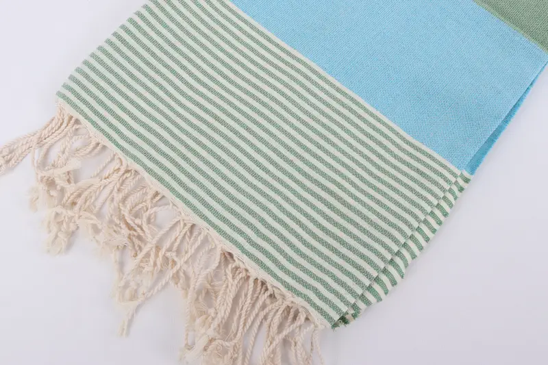 Quick-Dry Beach Towel, Custom Gift, Oversized Beach Towel, 68x40 Cotton Striped Towel, Gift Towel, Friends Beach Towel, Absorbent Turkish towel - 7