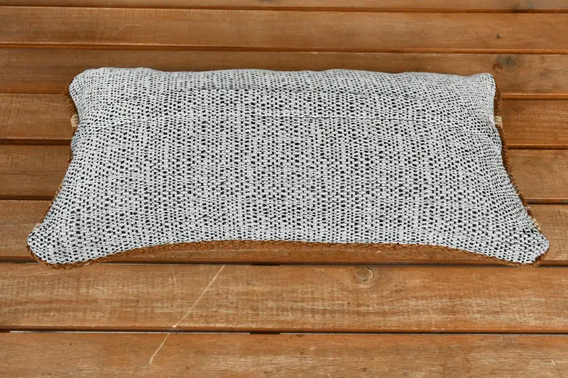 Cushion, Turkish Pillow, Cotton Cushion Case, Vintage Pillow, Ethnic Throw Pillow, Neutral Pillow, Kilim Cushion Sham, 8x16 Brown Cushion Cover - 5