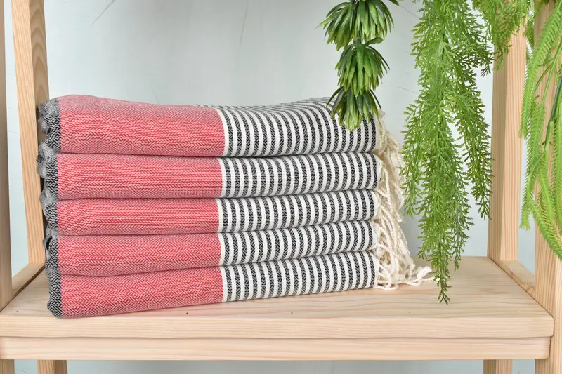 Family Gift Basket, Gift For Best Friend, Personalized Bridesmaid Gift, Personalized Wedding Gift, 68x40 Cotton Striped Towel, Custom Gift - 2