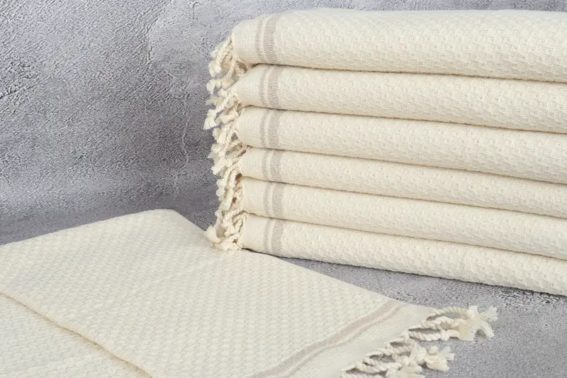 38x18 Cotton Striped Towel, Custom Wedding Gift From Bridesmaid, Personalized Gift, Bridesmaid Gifts, Bachelor Gifts, Monogram Hand Towel - 2