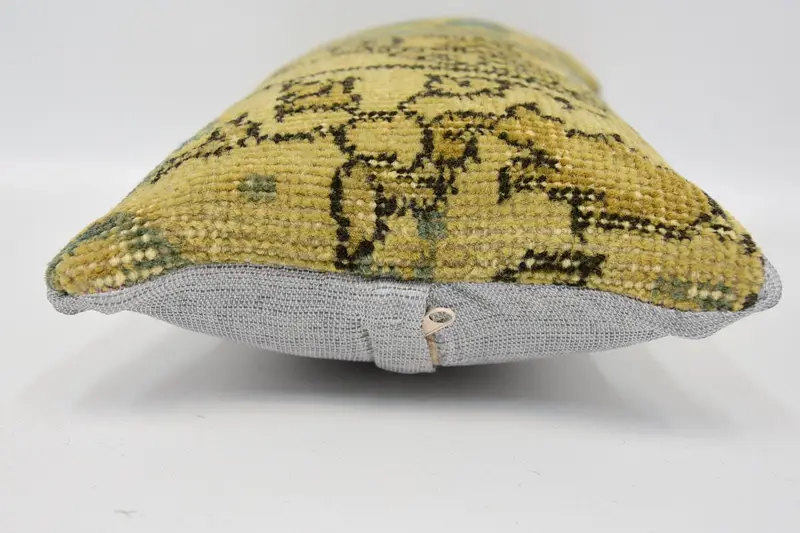 8x16 Beige Cushion Case, Bolster Throw Pillow, Muted Pillow Sham, Kilim Cushion Sham, Pillow for Couch, Kilim Pillow, Cushion - 5