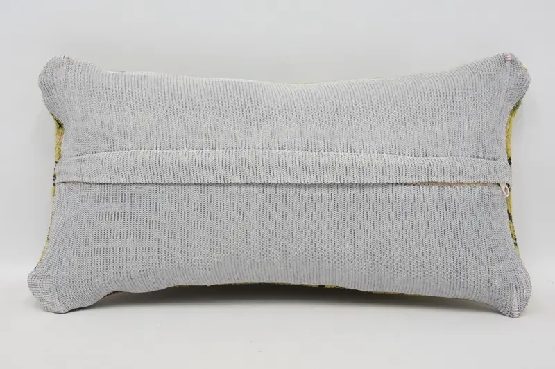 8x16 Beige Cushion Case, Bolster Throw Pillow, Muted Pillow Sham, Kilim Cushion Sham, Pillow for Couch, Kilim Pillow, Cushion - 6
