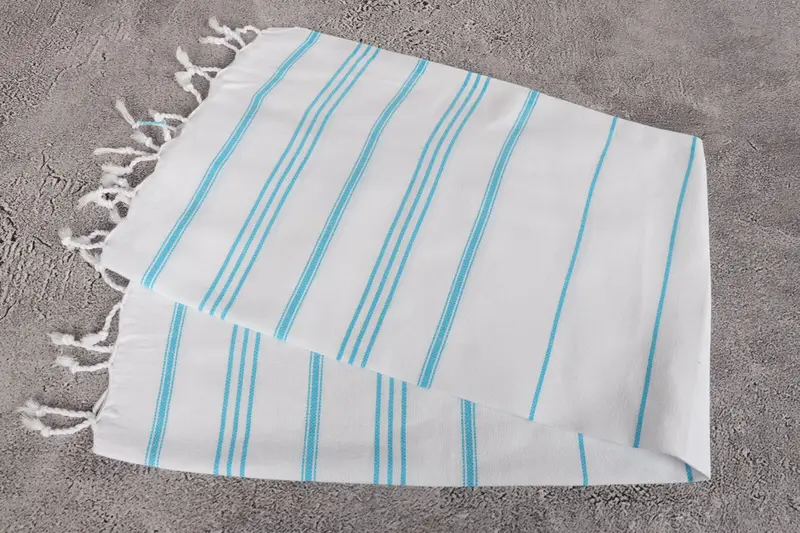Holiday Towel, Girl Trip Party Favor, Memorial Gift, Monogram Hand Towel, 40x24 Cotton Striped Towel, Monogrammed Hand Towel, Bridesmaid Gifts - 6