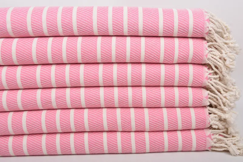 Home Decor Towel, Embroidered Towel, 70x40 Bamboo Striped Towel, Absorbent Turkish towel, Cotton towel, Summer Gift Ideas, Custom Towel Beach - 3
