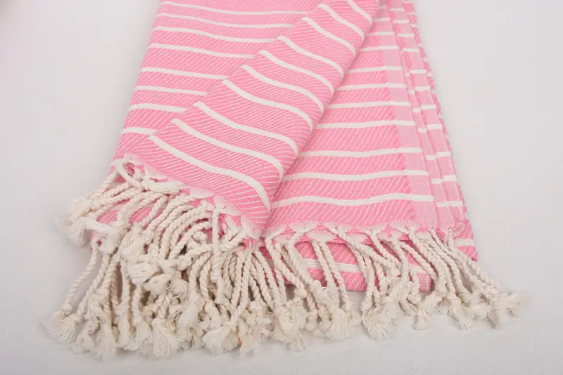 Home Decor Towel, Embroidered Towel, 70x40 Bamboo Striped Towel, Absorbent Turkish towel, Cotton towel, Summer Gift Ideas, Custom Towel Beach - 8