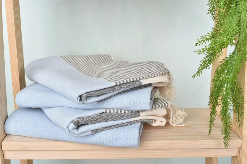 Fouta towel, Bridesmaid Favors, 68x40 Cotton Striped Towel, Sand-resistant towel, Best Friend Gift, Personalized Turkish Beach Towel, Pool Towels - 7