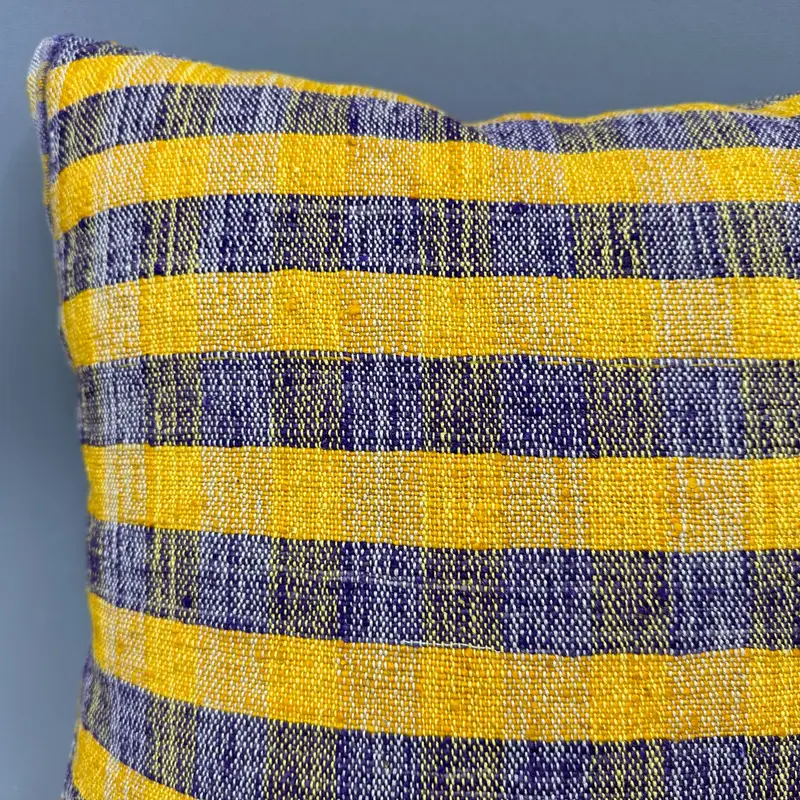 18x18 Yellow Cushion Case, Cushion Cover, Garden Cushion Cover, Gift Pillow, Turkish Kilim Pillow, Tribal Cushion Cover, Interior Designer Pillow - 5